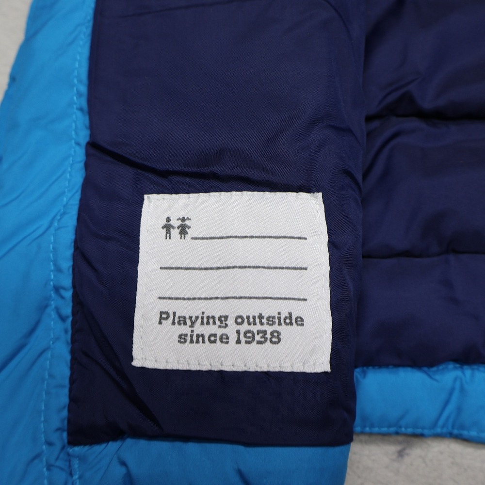 Columbia Jacket Boys XL 18 Blue Powder Lite Insulated Light Pack Quilted Puffer - Picture 6 of 14
